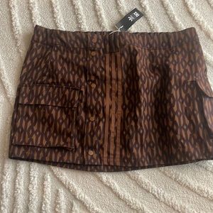 Ivy Park x Adidas monogram skirt